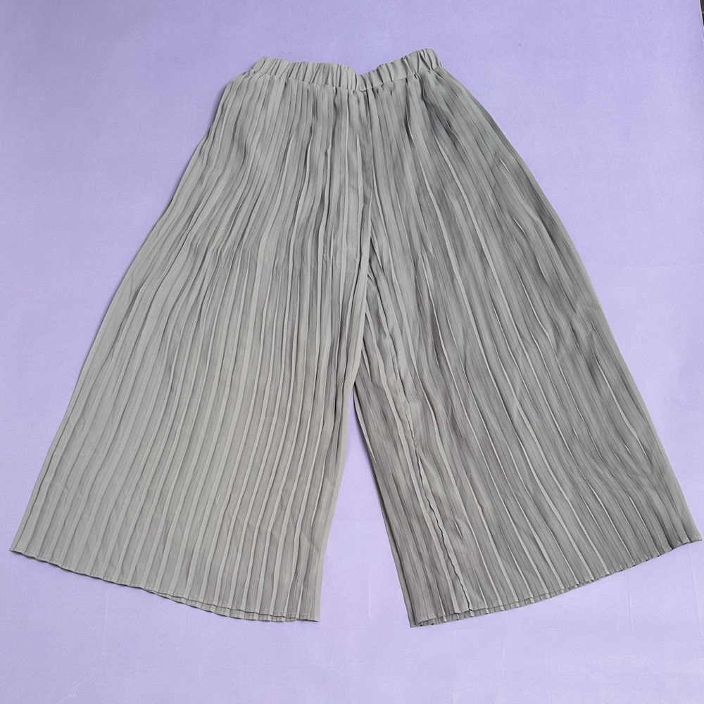 Dressed in LALA Gray Wide Leg Pants
